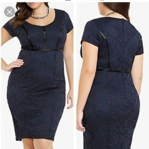 ❤️Torrid❤️ Retro Navy Blue Dress sz 26